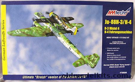 Amtech 1/72 Ju-88H-3/H4 Mistel 4 Or Fuhrungsmachine - (Ju-88 H-3  Ju-88 H-4), 729206 plastic model kit